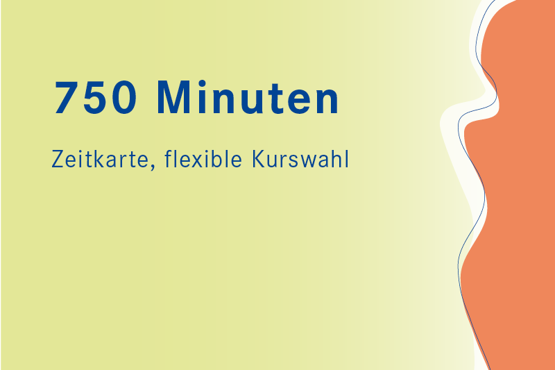 Zeitkarte: 750 Minuten